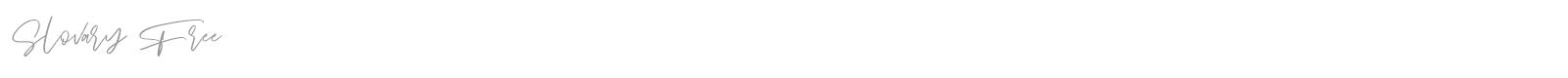 Slovary font preview